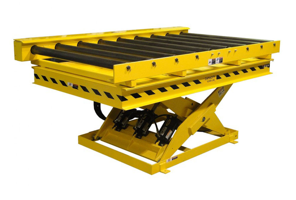 Scissor Lift Table with CDLR Conveyor