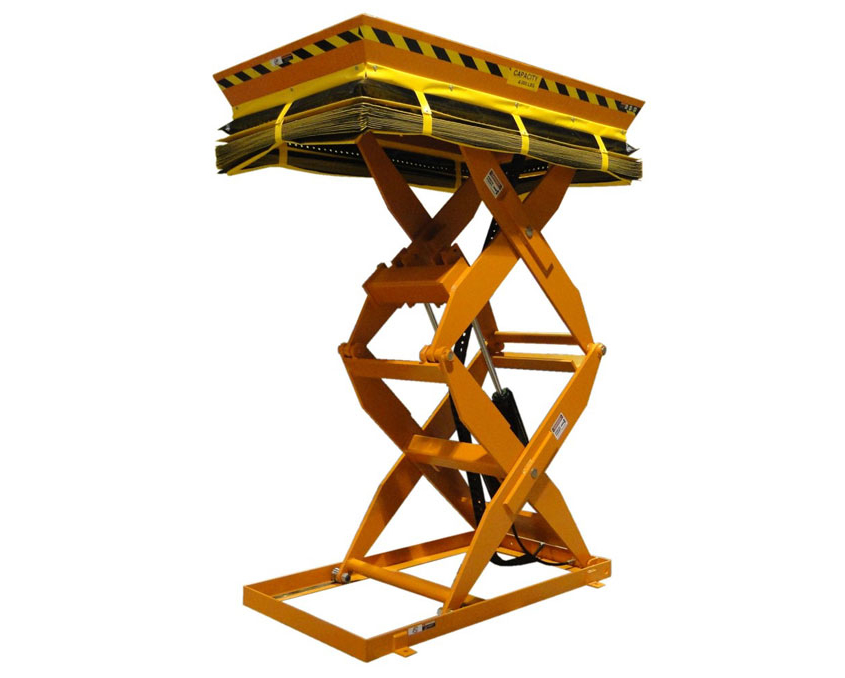 Scissor Lift Table Multi Tier Accordion Skirting Up