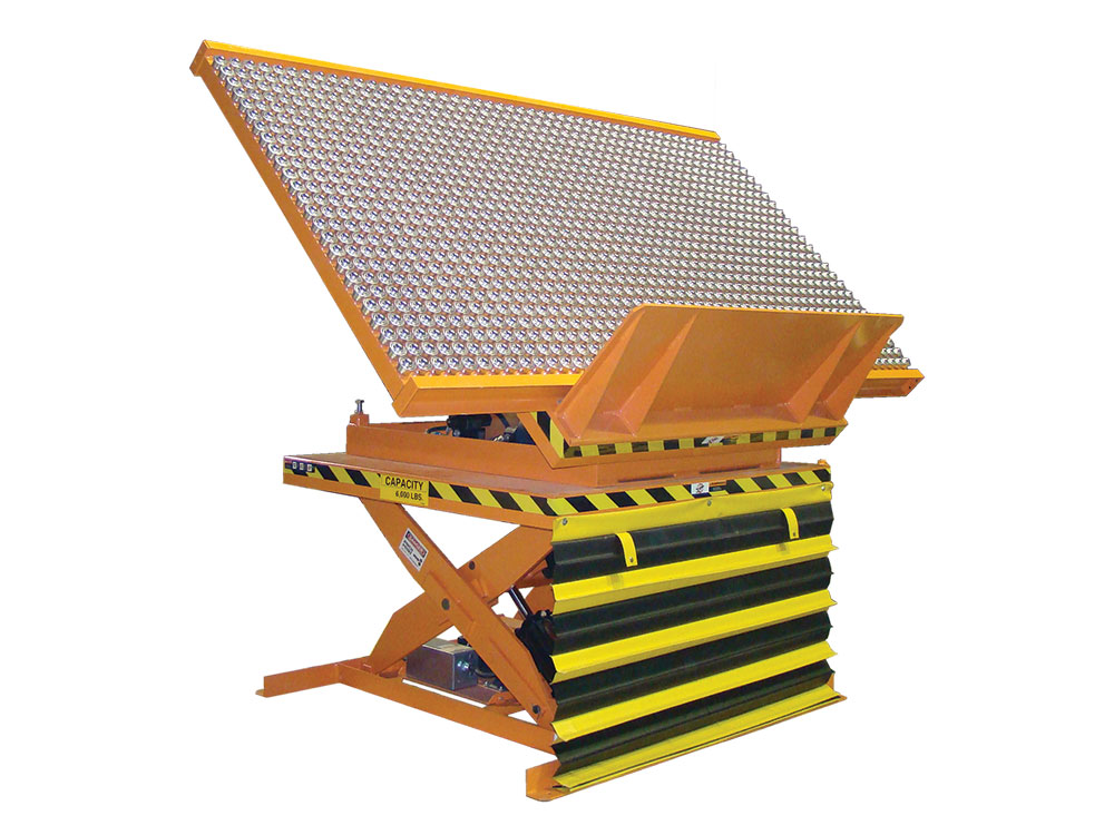 Scissor Lift Table with Ball Transfer Table