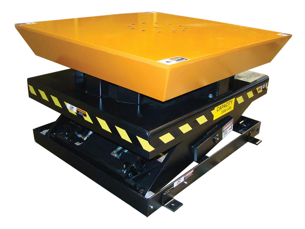 Scissor Lift with Power Turn Table