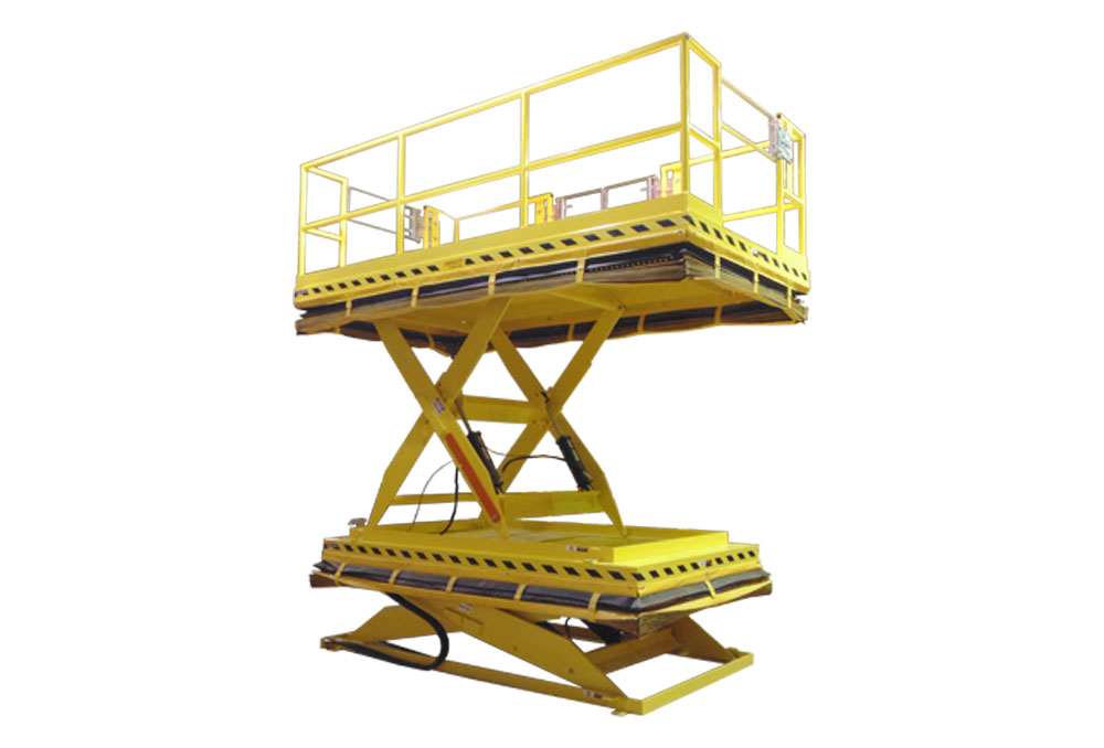 Scissor Lift Carousel with Hand Rail and Gate