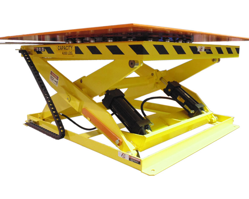 Scissor Lift and Turn Turntable