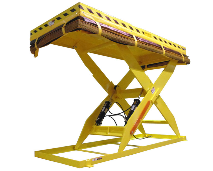 Scissor Lift with 3 Sided Skirting