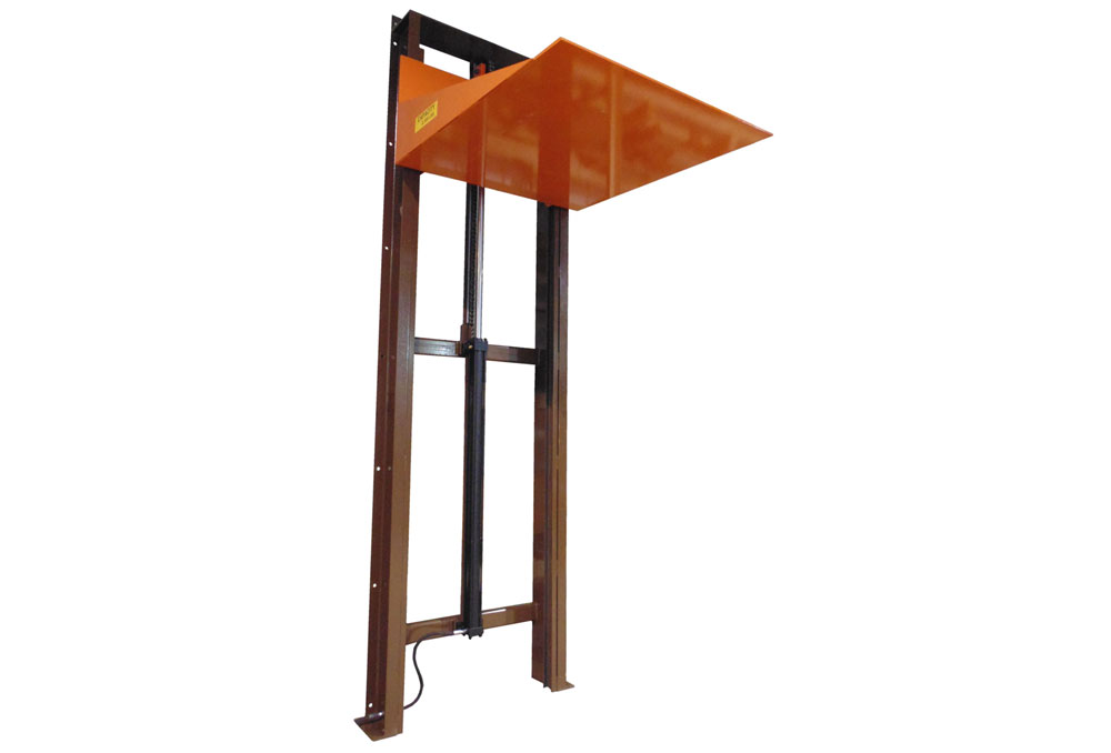 Vertical Mast Lift Raised Position