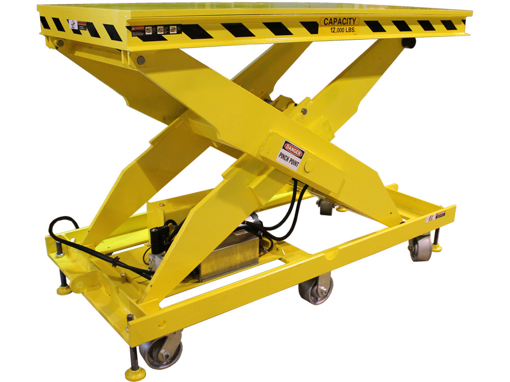 Scissor Lift with High Capacity Casters